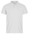 Heren Poloshirt Clique Single Jersey 028280 wit